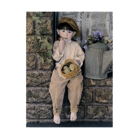 Sharon Forbes 'Watering Can' Canvas Art,18x24